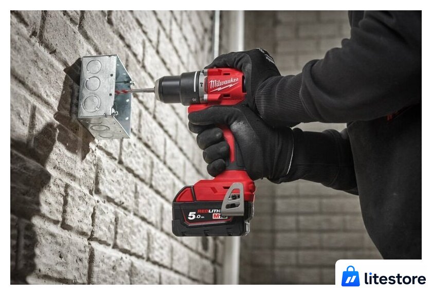 Ударная дрель-шуруповерт Milwaukee M18 M18BLPDRC-422C 4933492825 (с 2-мя АКБ 2 Ач + 4 Ач, кейс) - Изображение №12 — Лайт Стор