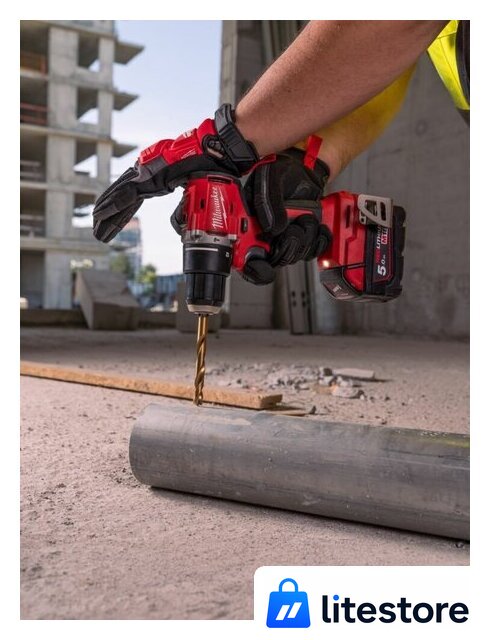 Ударная дрель-шуруповерт Milwaukee M18 M18BLPDRC-422C 4933492825 (с 2-мя АКБ 2 Ач + 4 Ач, кейс) - Изображение №6 — Лайт Стор