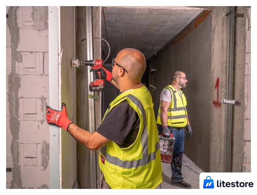 Ударная дрель-шуруповерт Milwaukee M18 M18BLPDRC-422C 4933492825 (с 2-мя АКБ 2 Ач + 4 Ач, кейс) - Изображение №8 — Лайт Стор