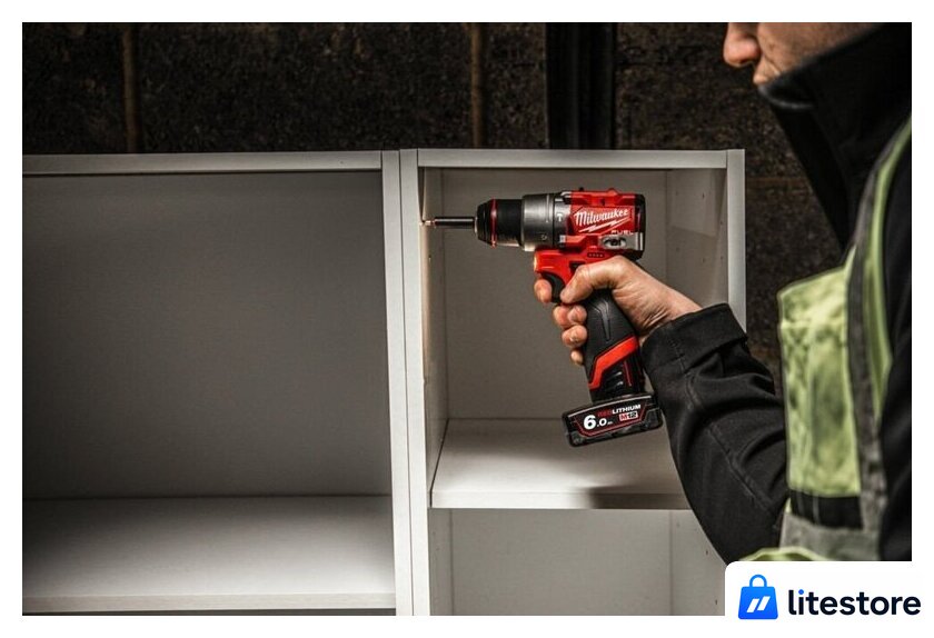 Ударная дрель-шуруповерт Milwaukee M12 FUEL M12FPD2-402X 4933479869 (с 2-мя АКБ 4 Ач, кейс) - Изображение №9 — Лайт Стор