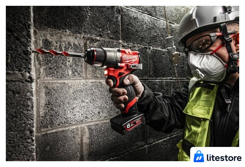 Ударная дрель-шуруповерт Milwaukee M12 FUEL M12FPD2-402X 4933479869 (с 2-мя АКБ 4 Ач, кейс) - Изображение №17 — Лайт Стор