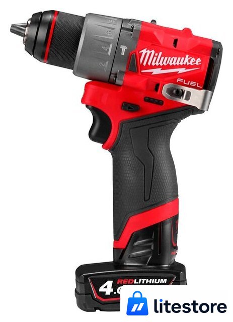 Ударная дрель-шуруповерт Milwaukee M12 FUEL M12FPD2-402X 4933479869 (с 2-мя АКБ 4 Ач, кейс) - Изображение №2 — Лайт Стор