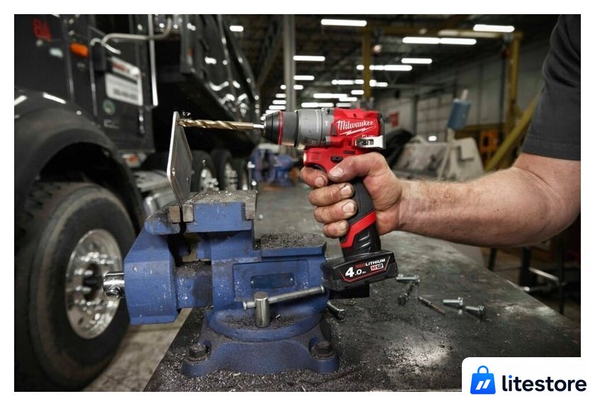 Ударная дрель-шуруповерт Milwaukee M12 FUEL M12FPD2-402X 4933479869 (с 2-мя АКБ 4 Ач, кейс) - Изображение №14 — Лайт Стор