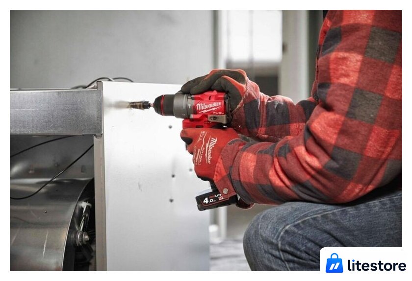 Ударная дрель-шуруповерт Milwaukee M12 FUEL M12FPD2-402X 4933479869 (с 2-мя АКБ 4 Ач, кейс) - Изображение №10 — Лайт Стор