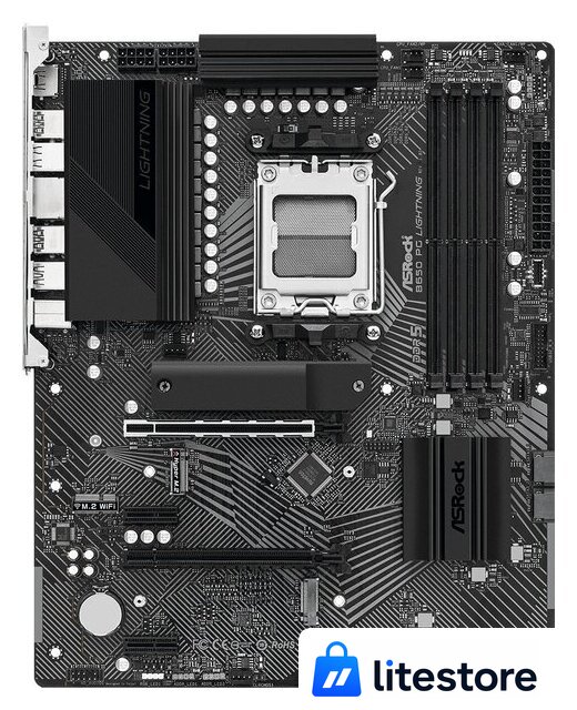 Материнская плата ASRock B650 PG Lightning - Изображение №4 — Лайт Стор