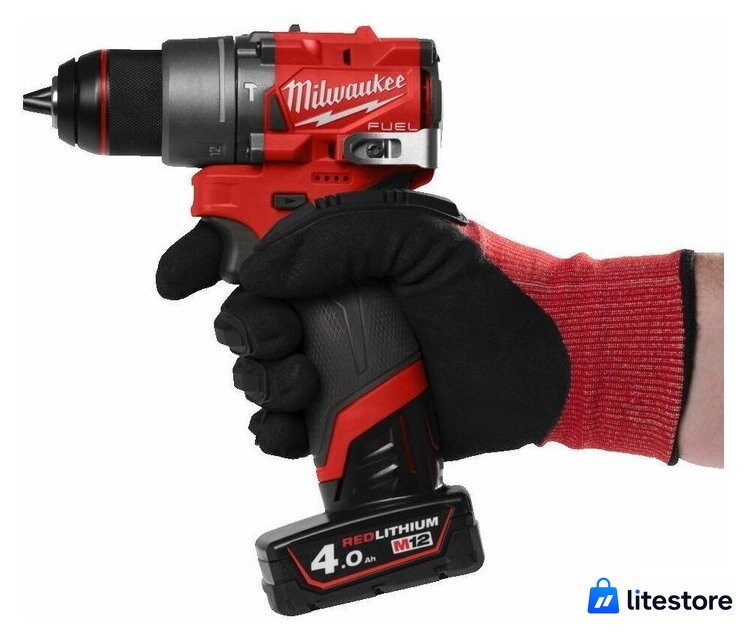 Ударная дрель-шуруповерт Milwaukee M12 FUEL M12FPD2-602X 4933479870 (с 2-мя АКБ 6 Ач, кейс) - Изображение №4 — Лайт Стор