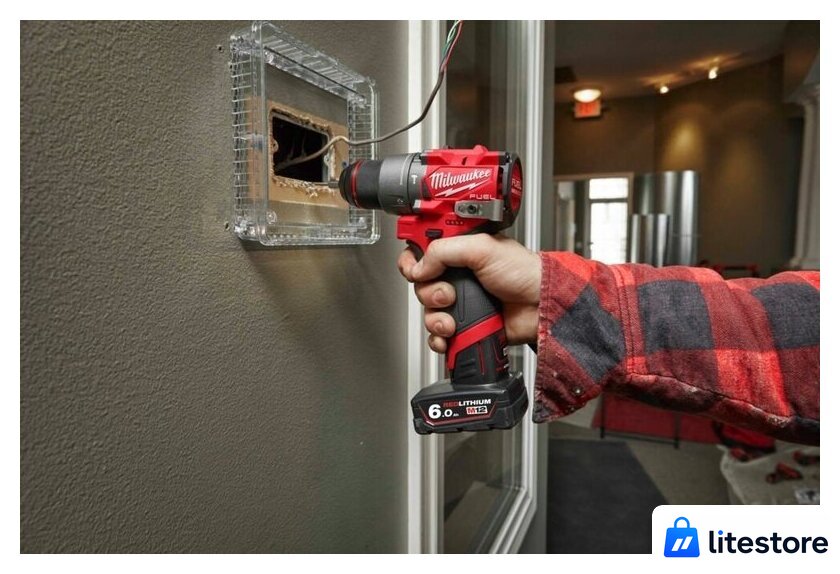 Ударная дрель-шуруповерт Milwaukee M12 FUEL M12FPD2-602X 4933479870 (с 2-мя АКБ 6 Ач, кейс) - Изображение №14 — Лайт Стор