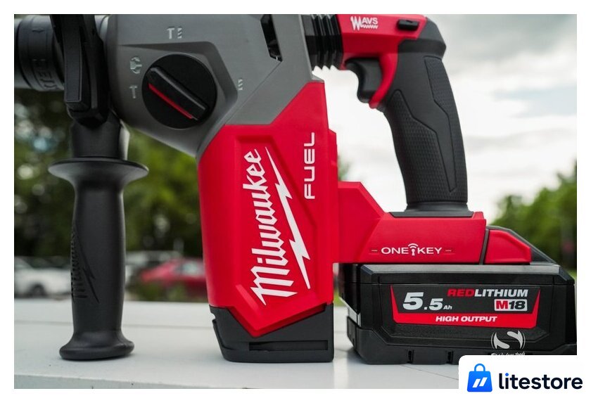 Перфоратор Milwaukee M18 FUEL M18ONEFHX-552X 4933478504 (с 2-мя АКБ, кейс) - Изображение №26 — Лайт Стор