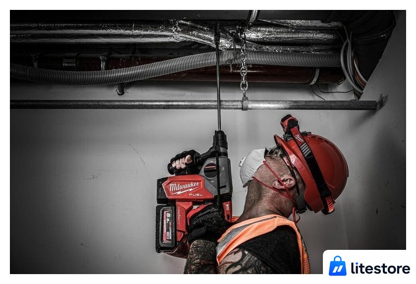 Перфоратор Milwaukee M18 FUEL M18ONEFHX-552X 4933478504 (с 2-мя АКБ, кейс) - Изображение №12 — Лайт Стор
