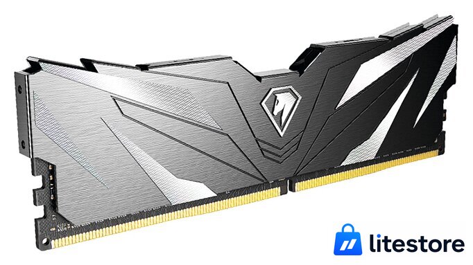 Оперативная память Netac Shadow II Black 16ГБ DDR4 3200МГц NTSWD4P32SP-16K - Изображение №2 — Лайт Стор