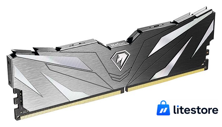 Оперативная память Netac Shadow II Black 16ГБ DDR4 3200МГц NTSWD4P32SP-16K - Изображение №4 — Лайт Стор