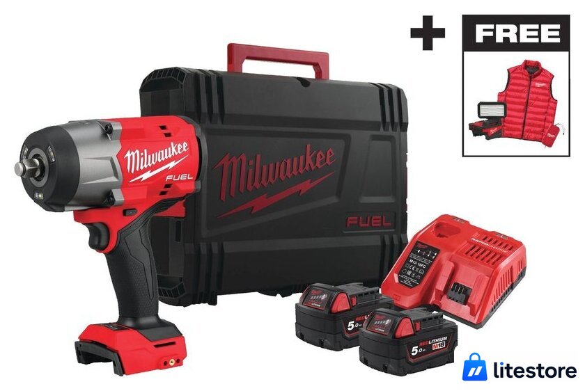 Гайковерт Milwaukee M18 FHIWF2F12MC-502X 4933499452 (с 2-мя АКБ, кейс) - Изображение №1 — Лайт Стор