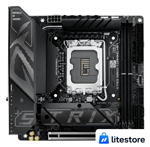 Материнская плата ASUS ROG Strix B860-I Gaming WiFi - Изображение №1 — Лайт Стор