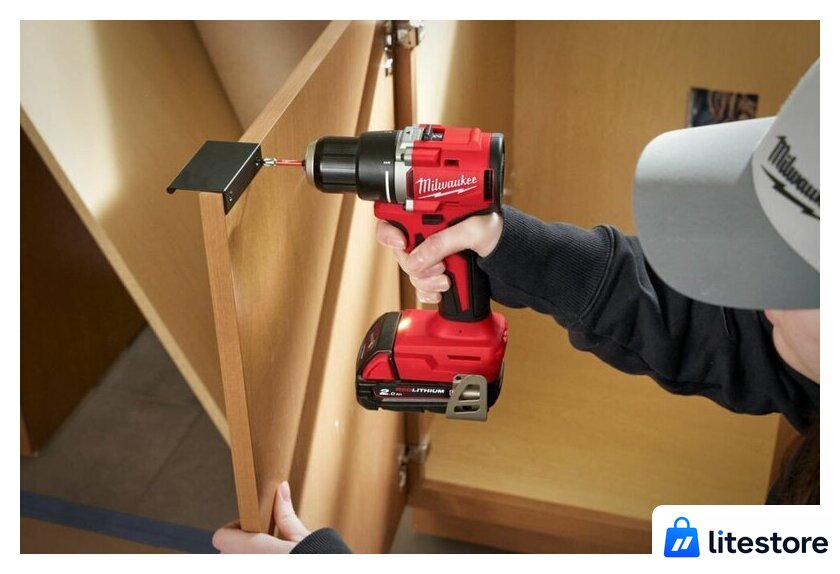 Дрель-шуруповерт Milwaukee M18 M18BLDDRC-402C 4933492834 (с 2-мя АКБ 4 Ач, кейс) - Изображение №9 — Лайт Стор