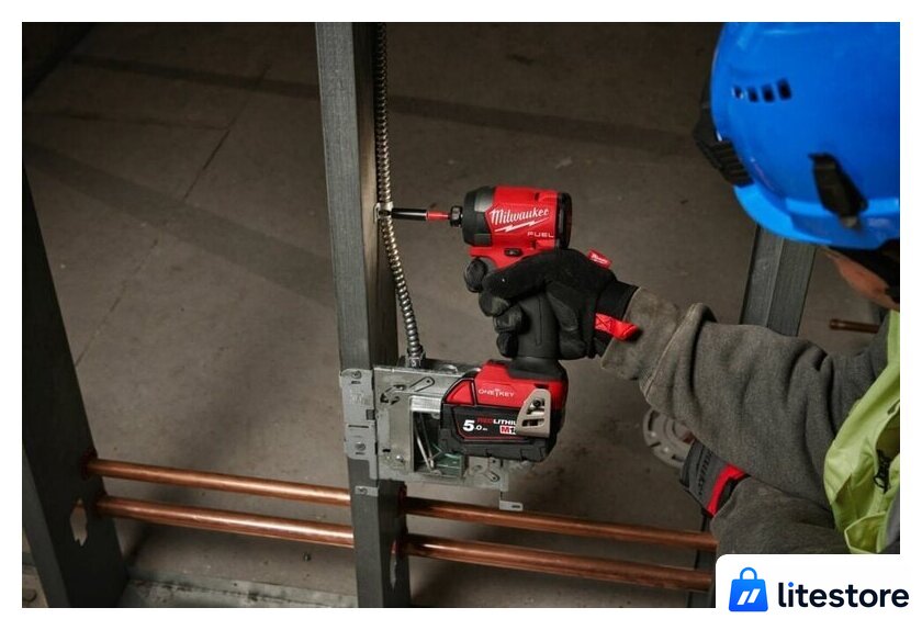 Винтоверт Milwaukee M18 FUEL M18ONEID3-502X 4933492804 (с 2-мя АКБ, кейс) - Изображение №9 — Лайт Стор