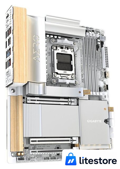 Материнская плата Gigabyte X870E Aero X3D Wood - Изображение №2 — Лайт Стор