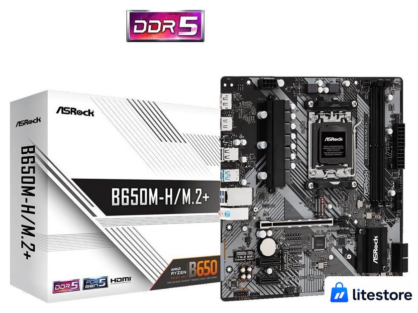 Материнская плата ASRock B650M-H/M.2+ - Изображение №6 — Лайт Стор