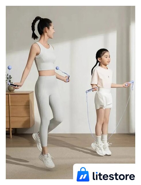Скакалка Xiaomi Mijia smart rope skipping 2 MJTS02YM (бежевый, китайская версия) - Изображение №4 — Лайт Стор