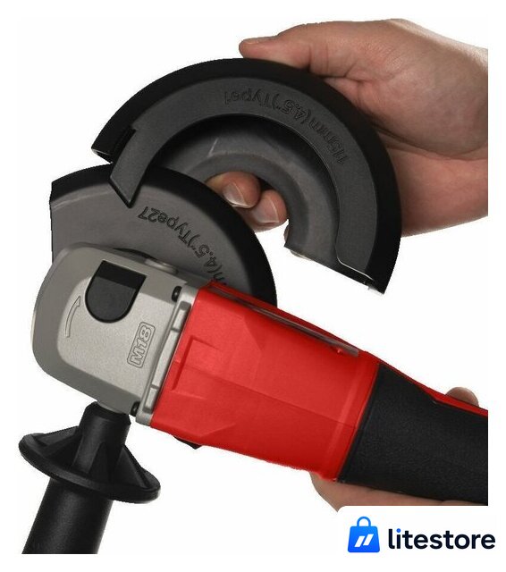 Угловая шлифмашина Milwaukee M18 BLSAG115XPD-0 4933492647 (без АКБ) - Изображение №6 — Лайт Стор