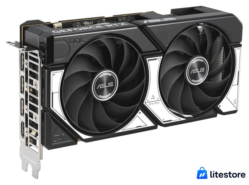 Видеокарта ASUS Dual GeForce RTX 5060 8GB GDDR7 OC Edition DUAL-RTX5060-O8G - Изображение №1 — Лайт Стор