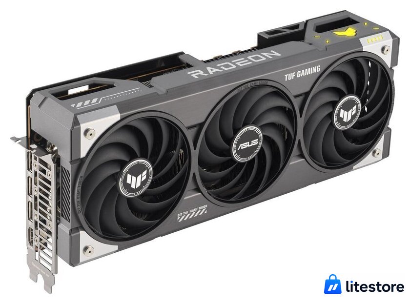 Видеокарта ASUS TUF Gaming Radeon RX 9070 XT OC Edition 16GB GDDR6 TUF-RX9070XT-O16G-GAMING - Изображение №1 — Лайт Стор
