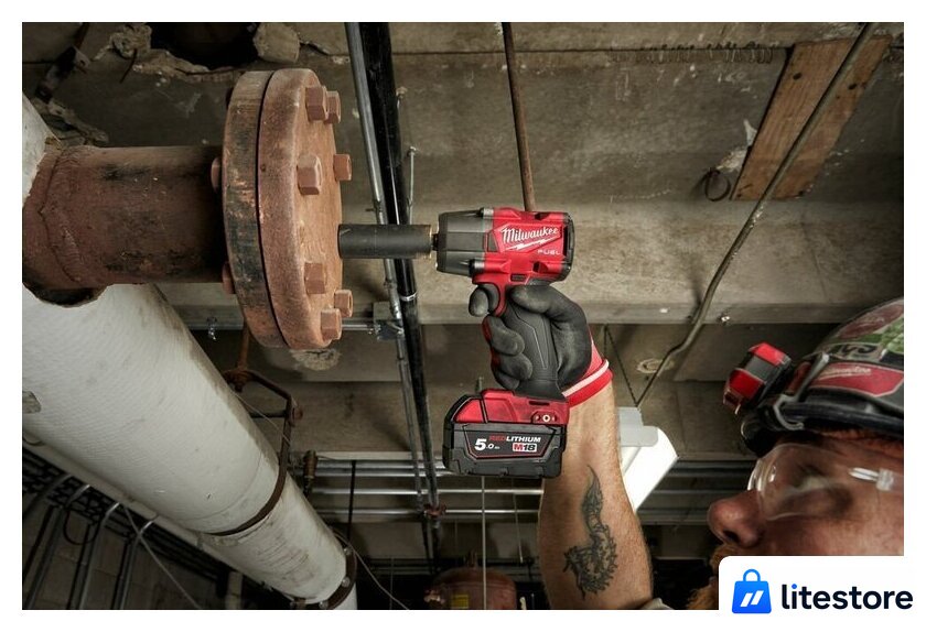Гайковерт Milwaukee M18 FUEL M18FMTIW2F38-0X 4933479153 (без АКБ, кейс) - Изображение №7 — Лайт Стор