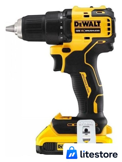 Дрель-шуруповерт DeWalt DCD708D2T-QW (с 2-мя АКБ, кейс) - Изображение №2 — Лайт Стор
