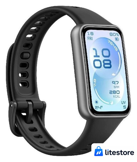 Фитнес-браслет Huawei Band 11 (черный полимерный корпус, с черным силиконовым ремешком, международная версия) - Изображение №3 — Лайт Стор