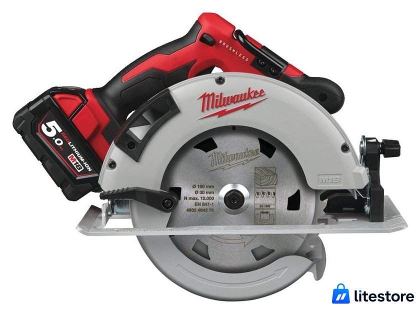 Дисковая (циркулярная) пила Milwaukee M18 BLCS66-502X 4933464590 (с 2-мя АКБ) - Изображение №1 — Лайт Стор