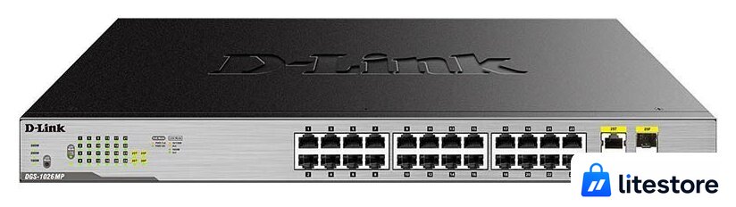 Неуправляемый коммутатор D-Link DGS-1026MP/B2A - Изображение №2 — Лайт Стор