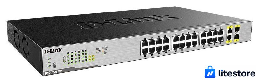 Неуправляемый коммутатор D-Link DGS-1026MP/B2A - Изображение №1 — Лайт Стор
