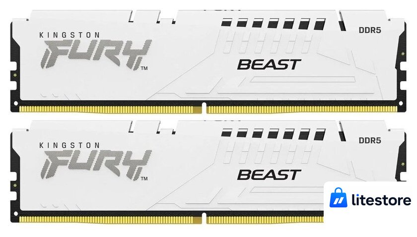 Оперативная память Kingston FURY Beast 2x16ГБ DDR5 6000 МГц KF560C30BWEK2-32 - Изображение №2 — Лайт Стор