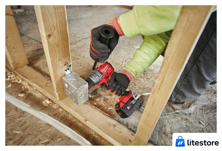Дрель-шуруповерт Milwaukee M18 FUEL M18FDD3-502X 4933479863 (с 2-мя АКБ 5 Ач, кейс) - Изображение №14 — Лайт Стор
