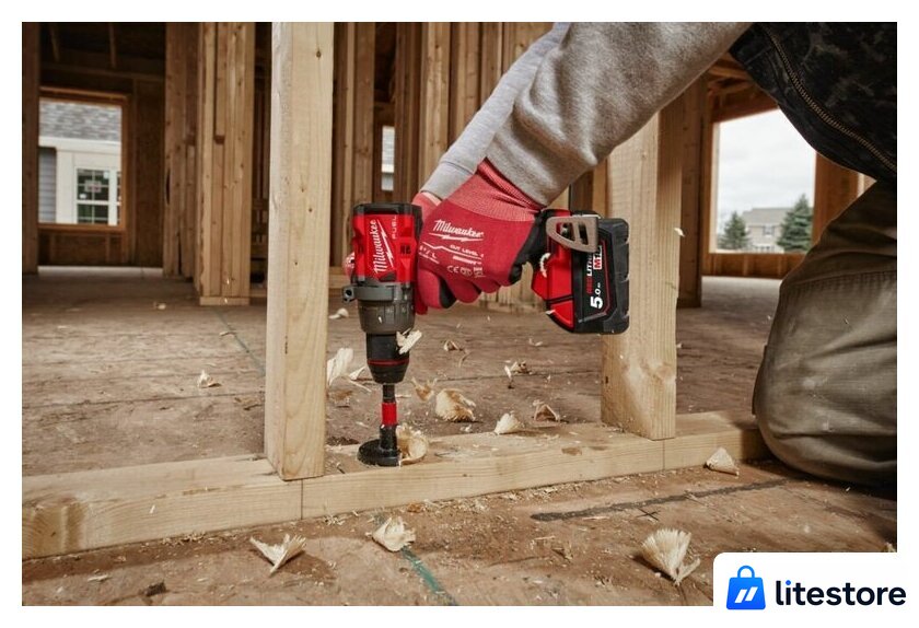 Дрель-шуруповерт Milwaukee M18 FUEL M18FDD3-502X 4933479863 (с 2-мя АКБ 5 Ач, кейс) - Изображение №21 — Лайт Стор