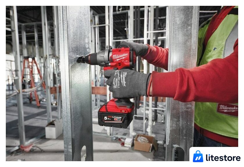 Дрель-шуруповерт Milwaukee M18 FUEL M18FDD3-502X 4933479863 (с 2-мя АКБ 5 Ач, кейс) - Изображение №17 — Лайт Стор