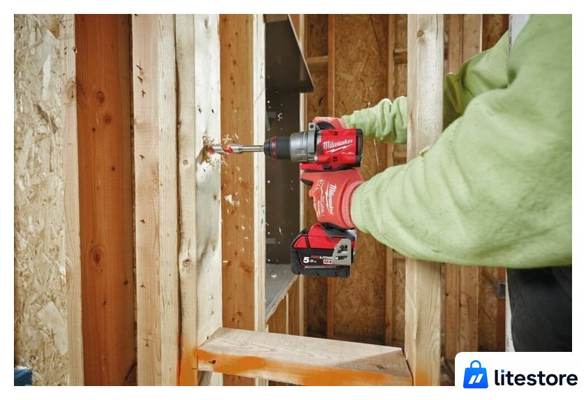 Дрель-шуруповерт Milwaukee M18 FUEL M18FDD3-0 4933498059 (без АКБ) - Изображение №9 — Лайт Стор
