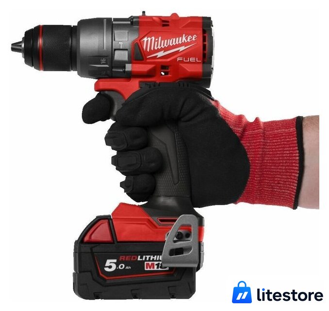 Ударная дрель-шуруповерт Milwaukee M18 FUEL M18FPD3-502X 4933479860 (с 2-мя АКБ, кейс) - Изображение №9 — Лайт Стор