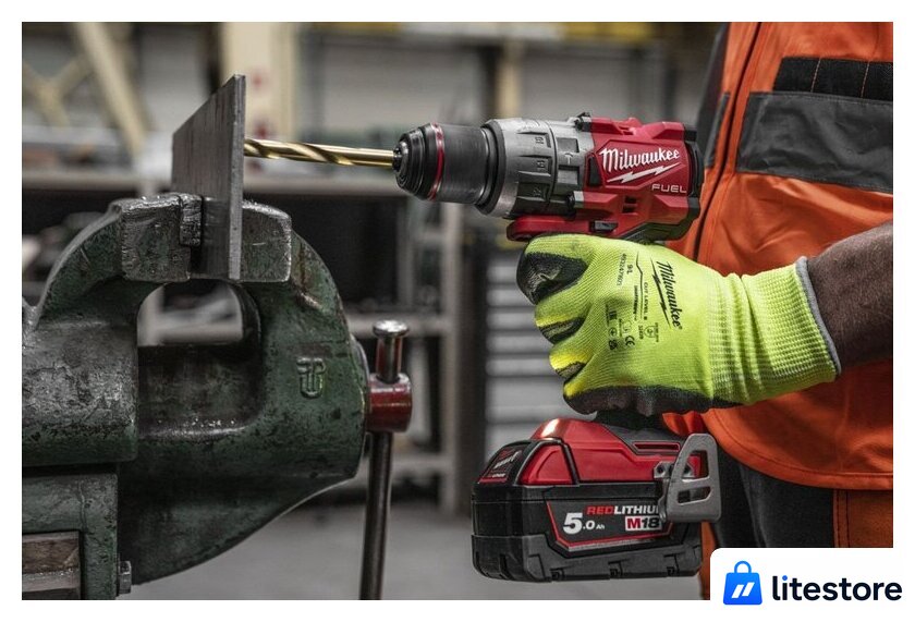 Ударная дрель-шуруповерт Milwaukee M18 FUEL M18FPD3-502X 4933479860 (с 2-мя АКБ, кейс) - Изображение №16 — Лайт Стор