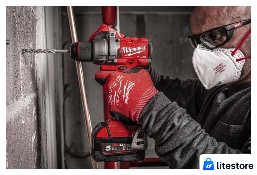 Ударная дрель-шуруповерт Milwaukee M18 FUEL M18FPD3-502X 4933479860 (с 2-мя АКБ, кейс) - Изображение №18 — Лайт Стор