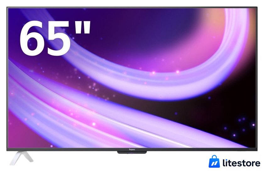 Телевизор Яндекс ТВ Станция QLED с Алисой 65 YNDX-00096 - Изображение №1 — Лайт Стор