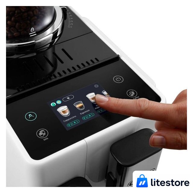 Кофемашина DeLonghi Rivelia EXAM440.55.W - Изображение №3 — Лайт Стор