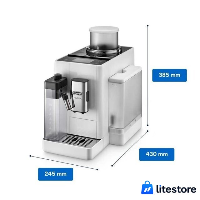 Кофемашина DeLonghi Rivelia EXAM440.55.W - Изображение №7 — Лайт Стор