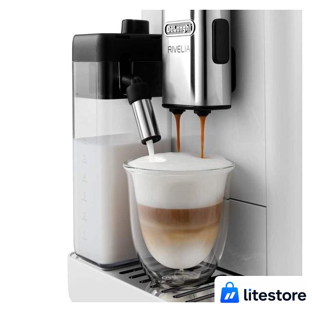 Кофемашина DeLonghi Rivelia EXAM440.55.W - Изображение №4 — Лайт Стор