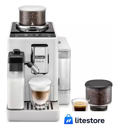 Кофемашина DeLonghi Rivelia EXAM440.55.W - Изображение №1 — Лайт Стор