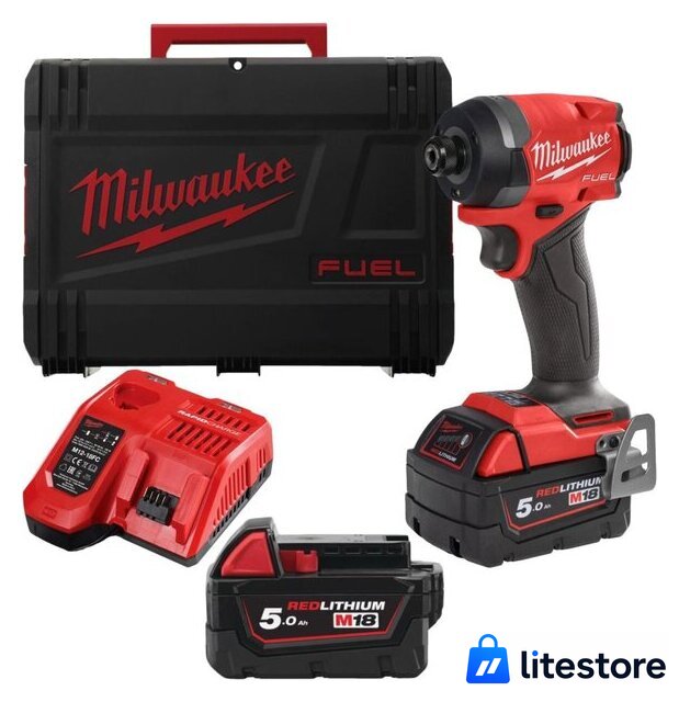 Винтоверт Milwaukee M18 FUEL M18FID3-502X 4933479865 (с 2-мя АКБ, кейс) - Изображение №1 — Лайт Стор