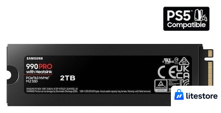 SSD Samsung 990 Pro с радиатором 2TB MZ-V9P2T0CW - Изображение №2 — Лайт Стор