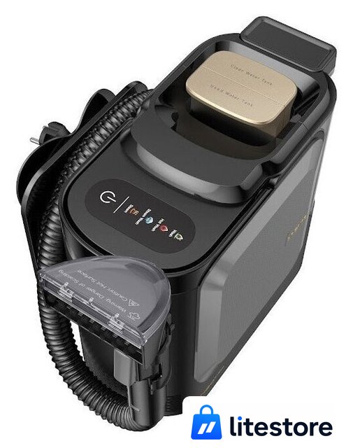 Пылесос Dreame Portable Carpet Spot Cleaner N20 Steam HNR27A (евровилка, черный) - Изображение №7 — Лайт Стор