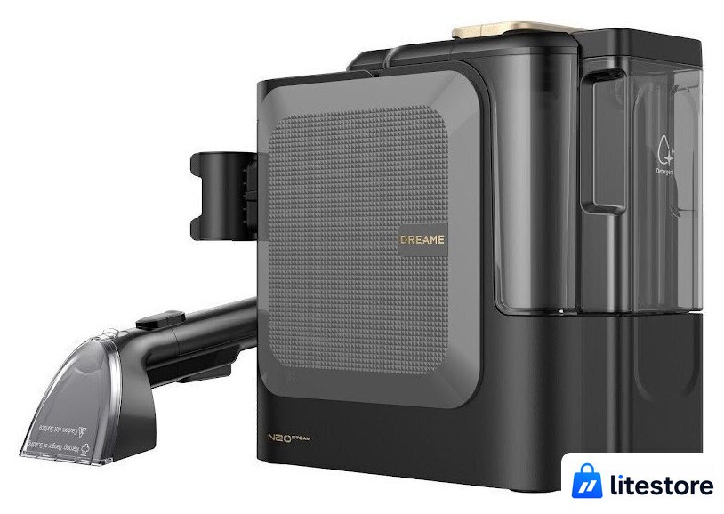 Пылесос Dreame Portable Carpet Spot Cleaner N20 Steam HNR27A (евровилка, черный) - Изображение №2 — Лайт Стор