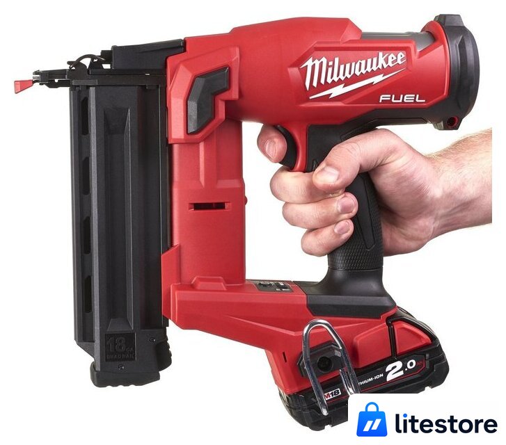 Гвоздезабиватель Milwaukee M18FN18GS-202X 4933471407 (с 2-мя АКБ, кейс) - Изображение №7 — Лайт Стор