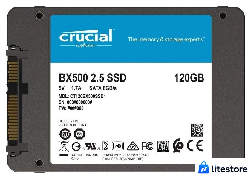 SSD Crucial BX500 240GB CT240BX500SSD1 - Изображение №4 — Лайт Стор